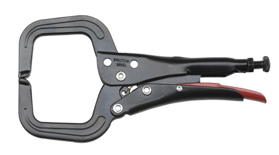 PROTO 265XL Made in Spain MINI Steel C-Clamp Locking Pliers 6-1/2" OAL