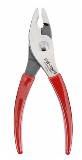 TINY New PROTO USA Made 5-13/16" COMBINATION Slip Joint PLIERS c/w Cutter