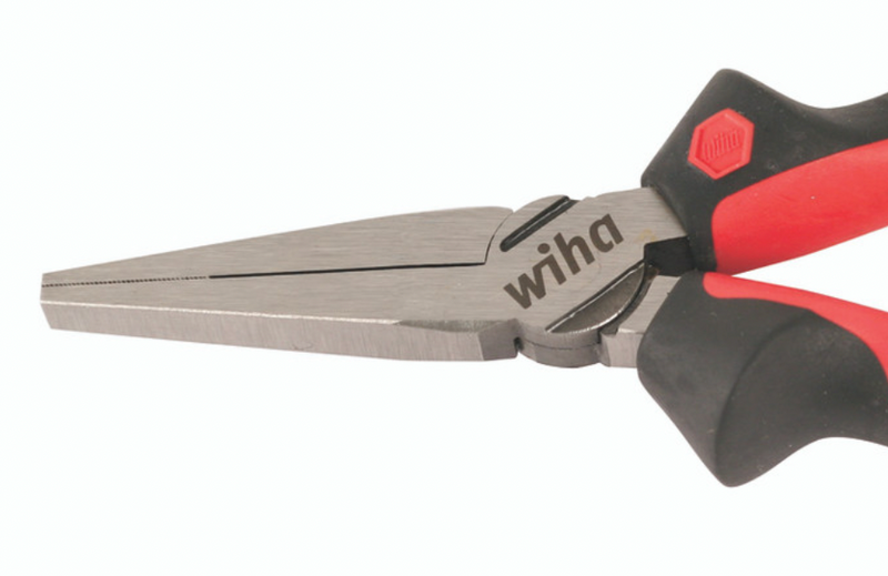 Wiha Tools 30919 Industrial Soft Grip Flat Nose Pliers