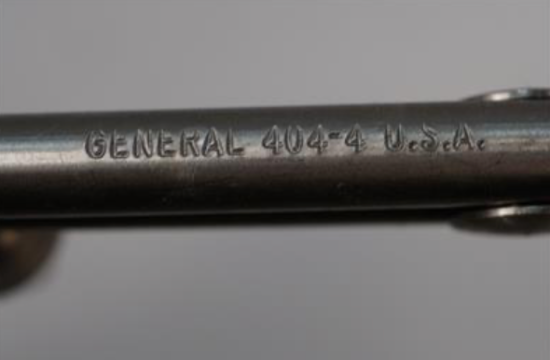 Beautiful NOS General USA made 4" ROUND LEG Inside Spring Caliper. 404-4