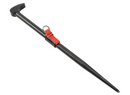 Proto J2126-TT Tethered Aligning Pry Bar: Chisel End Tether Ready Rolling Head Pry Bar - Cardon Tools