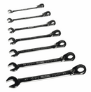 New Old Stock FACOM Tools EXPERT Line 5/16" - 3/4" 7pc FULL POLISH Combination Reversible Ratcheting Wrench Set - Cardon Tools
