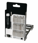 WIHA 27 pc ESD Micro Bit Driver Set in Metal case includes ESD Handle, Extension & Bits - Cardon Tools