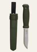 Morakniv Sweden  GARBERG Heavy Duty Bushcraft Knife with Polymer Sheath and Stainless Steel Blade GREEN
