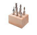 Sherline P/N 7400 2 Flute 3/8″ Shank  Double-Ended End Mill Set