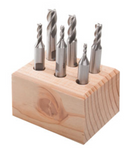 Sherline Lathe P/N 7401 3/8″ 4 Flute Double-Ended End Mill Set