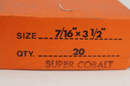 2 ETM made in Israel Super Cobalt HSS 7/16" x 3-1/2" Square Lathe Cutter Tool Bit - Cardon Tools