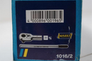 Product packaging with a Hazet wrench illustration and barcode on a blue background