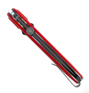 UCU Hannegan Crossbar Knife - A perfect EDC - Nitro-V Steel - G10 Scales  - Cross Bar Lock - LAVA RED
