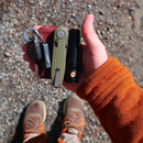UCU Hannegan Crossbar Knife - A perfect EDC - Nitro-V Steel - G10 Scales  - Cross Bar Lock - FOREST