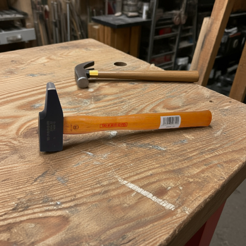 Beautiful  FACOM Machinists Toolmakers Engineers 585g Cross Pein Hammer. 200H.32 - Cardon Tools