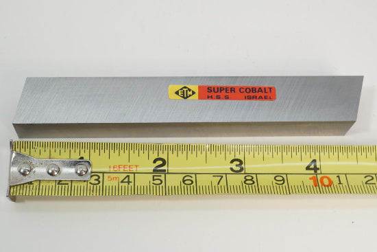 2  ETM Made in Israel Super Cobalt HSS 5/8" x 4-1/2" Square Lathe Cutter Tool Bit