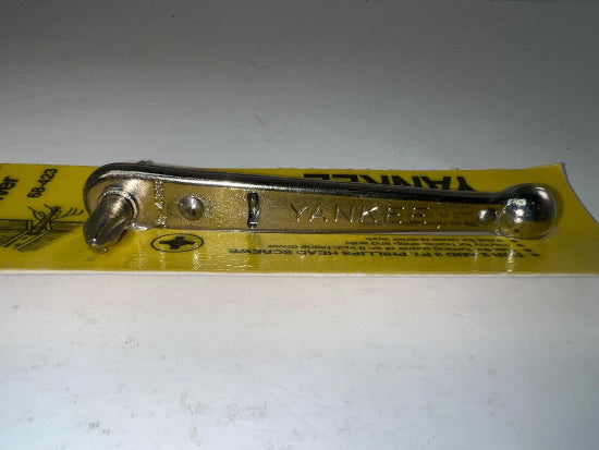 New Old Stock Stanley 1982 USA made YANKEE PHILLIPS offset Ratchet Screwdriver 68-423