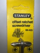 New Old Stock Stanley 1982 USA made YANKEE PHILLIPS offset Ratchet Screwdriver 68-423 - Cardon Tools