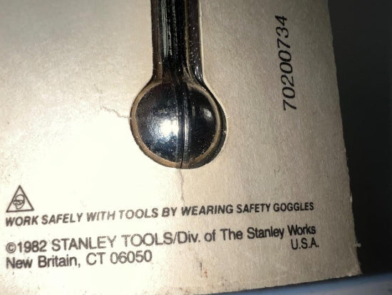 New Old Stock Stanley 1982 USA made YANKEE PHILLIPS offset Ratchet Screwdriver 68-423