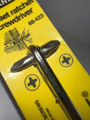 New Old Stock Stanley 1982 USA made YANKEE PHILLIPS offset Ratchet Screwdriver 68-423 - Cardon Tools