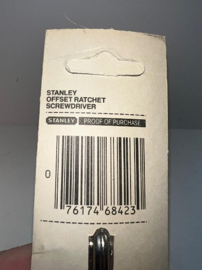 New Old Stock Stanley 1982 USA made YANKEE PHILLIPS offset Ratchet Screwdriver 68-423