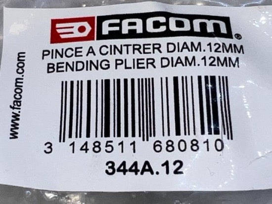 Facom FRANCE 344A.12 Tubing Bender Bending Plier 12mm / 1/2"