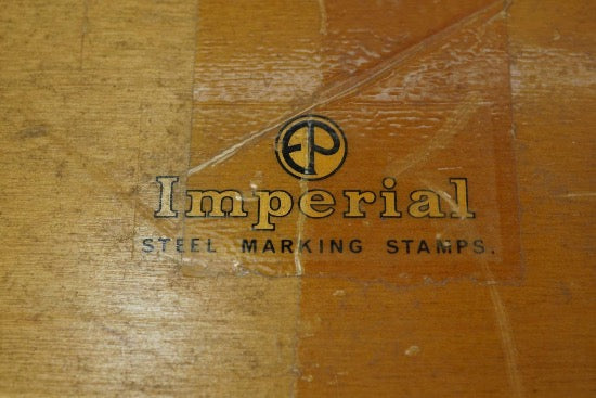 New Old Stock Imperial ENGLAND 5/16" Toolmakers Machinists Steel Letter Stamps