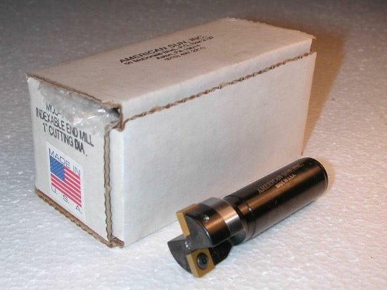 USA AMERICAN SUN 1" Indexable End Mill,