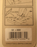 New Old Stock STANLEY Sheffield England 40mm 1-5/8" 12-330 Block Plane Blade - Cardon Tools