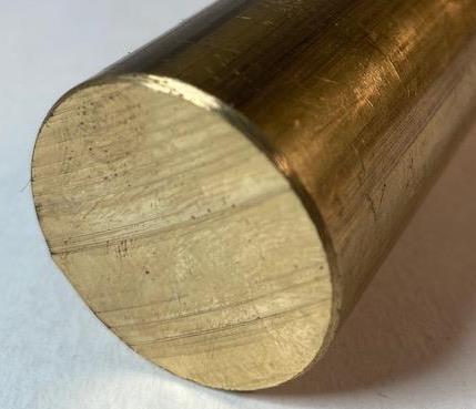 7/8" Dia. x 12" Long Brass Bar for Machinists Lathe or Live Steam