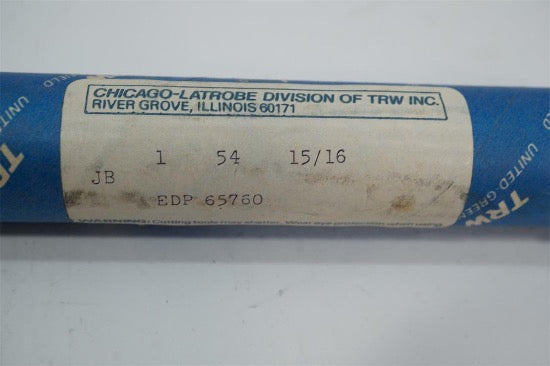 New Old Stock Chicago Latrobe USA  15/16" Precision Hardened and Ground Lathe Mandrel - Cardon Tools