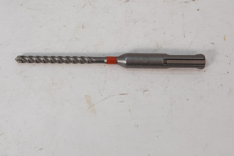 3 New Hilti 3/16" x 4" OAL CX Hammer Drill Bit. SDS Plus Connection. Germany
