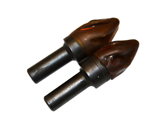 2 New Old Stock GROBET USA 6 Flt 5/8" CHATTERLESS COUNTERSINKS 60 Deg 3/8" Shank *FIXED* - Cardon Tools