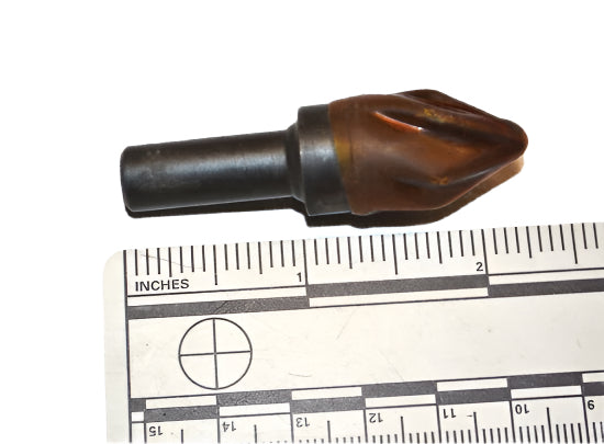 2 New Old Stock GROBET USA 6 Flt 5/8" CHATTERLESS COUNTERSINKS 60 Deg 3/8" Shank *FIXED* - Cardon Tools