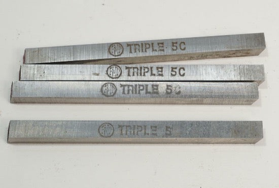 4  Parkin UK Triple 5C 5% Cobalt Hss Steel Lathe Tool Bit 1/4" Square x3-1/2"