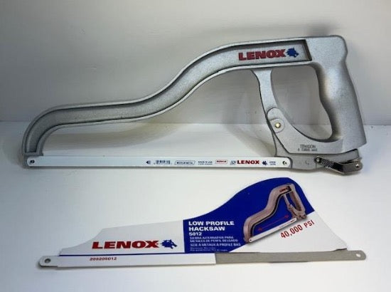Lenox High Tension Low Profile MULTI-PURPOSE 12" Metal Frame Hacksaw