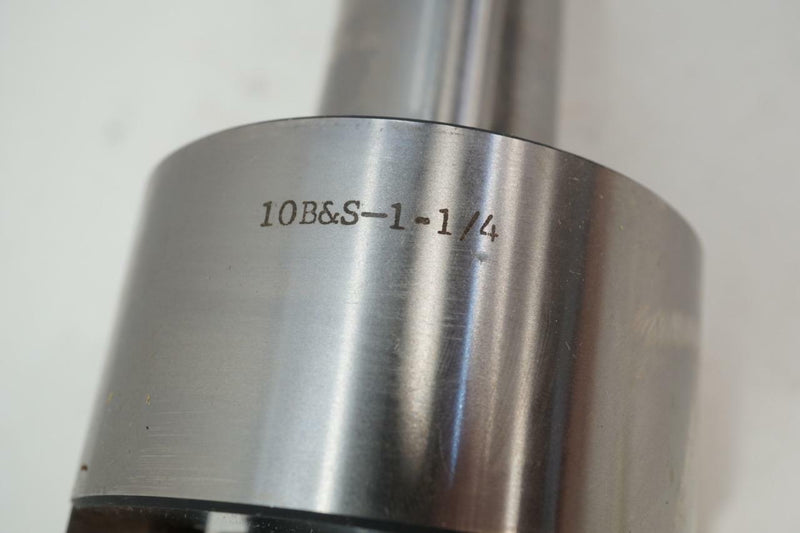 New National No. 10 Brown & Sharpe 1-1/4" Shell Mill Holder Adapter Drawbar Type