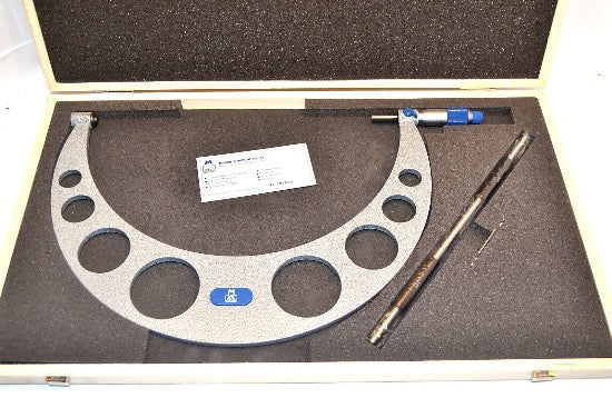 MOORE & WRIGHT MW210-081 Micrometer 11-12" 0.0001" Carbide + Standard