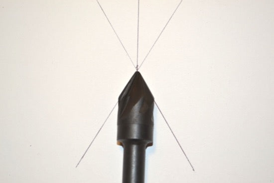 2 New Old Stock GROBET USA 6 Flt 5/8" CHATTERLESS COUNTERSINKS 60 Deg 3/8" Shank *FIXED* - Cardon Tools