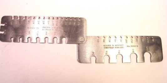 NOS Moore & Wright UK 0.2-10.0mm machinist STANDARD WIRE GAUGE GAGE