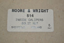 New Old Stock MOORE & WRIGHT UK 514 4" ( 100mm) INSIDE SPRING JOINT CALIPER Item