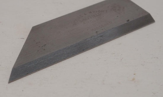 New Old Stock Moore & Wright Sheffield England 3" Toolmakers Bevel Edge Straight Edge