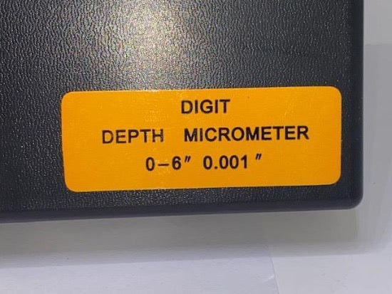 Pro-Check 0–6″  Range Mechanical Digital Reading Depth Micrometer