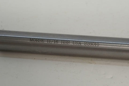 Morse Cutting Tools USA made  HSS 11/16" Expansion Chucking Reamer 9/16" Shank