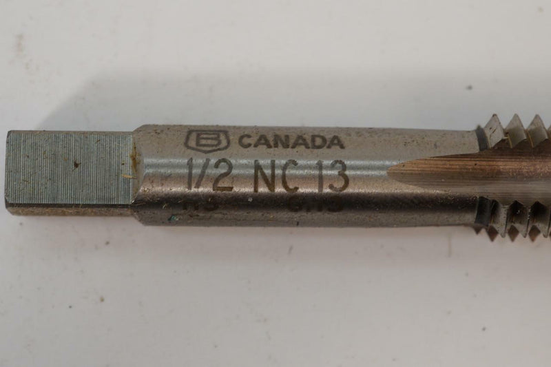 3 New Butterfield 1/2" - 13 NC H3 Plug Hand Taps. Made in Canada 1/2-13 NC