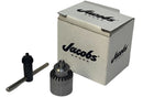 No. 0 Jacobs 0-5/32" Cap. Precision Miniature Drill Chuck 0JT Mount with Key - Cardon Tools