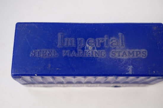NOS Premium BRITISH Quality IMPERIAL Machinists 7/32" Steel Letter Stamp Set