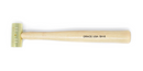 GRACE USA Made 4 Ounce Brass Hammer BH-4 with Hickory Handle - Cardon Tools