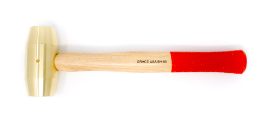 Grace USA 80 Ounce Brass Hammer BH-80
