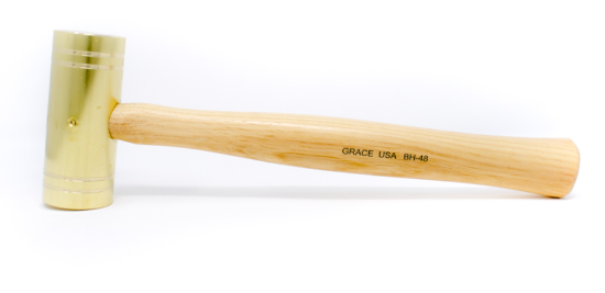 GRACE USA 48 Ounce Brass Hammer BH-80