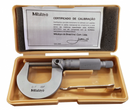 Mitutoyo 202-101E  0-1", .001" Grad. Outside Micrometer - Cardon Tools