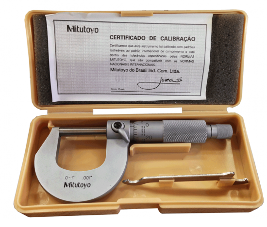 Mitutoyo 202-101E 0-1" Outside Micrometer