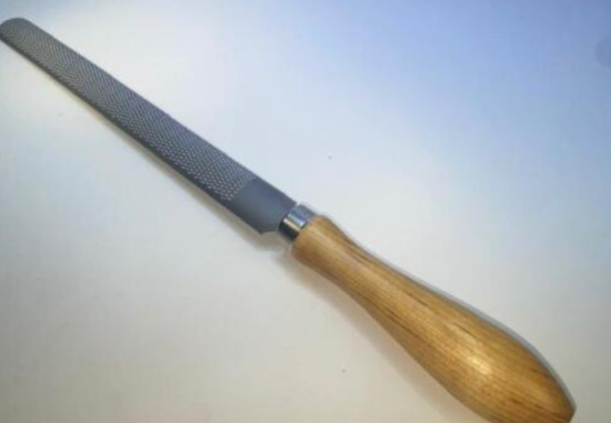 NOS Nicholson USA MADE 12" Cabinetmakers Carvers SMOOTH Rasp with Handle