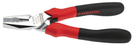 FACOM France Combination Pliers with Side Cutters + Ergo Grips